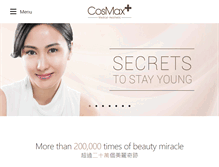 Tablet Screenshot of cosmax.com.hk